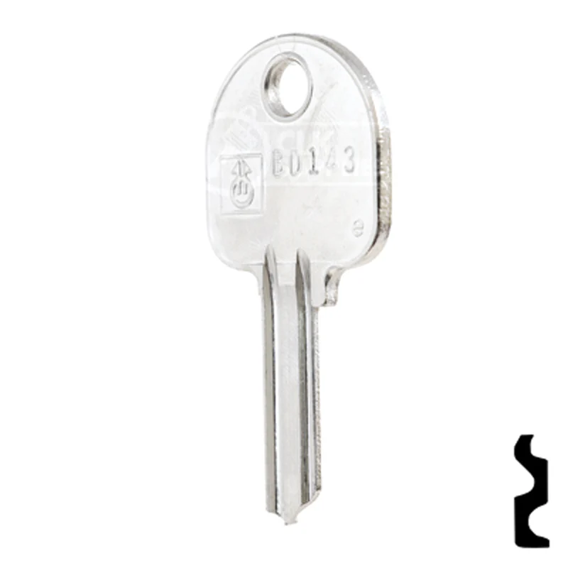 Uncut Key Blank | Hafele | BD143 - Image 10