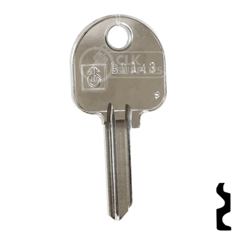 Uncut Key Blank | Hafele | BD143 - Image 14