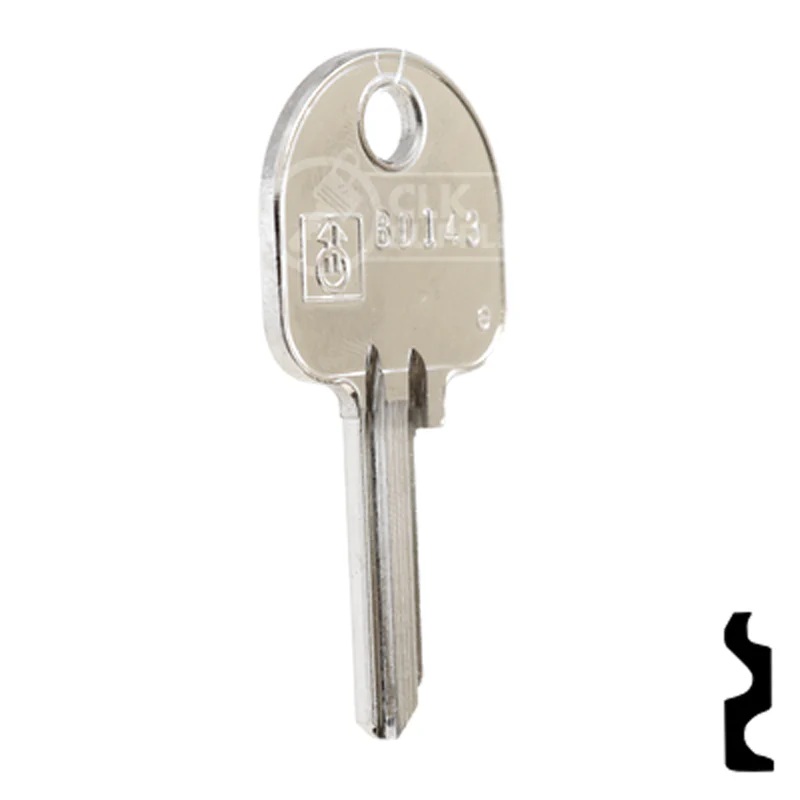Uncut Key Blank | Hafele | BD143 - Image 16