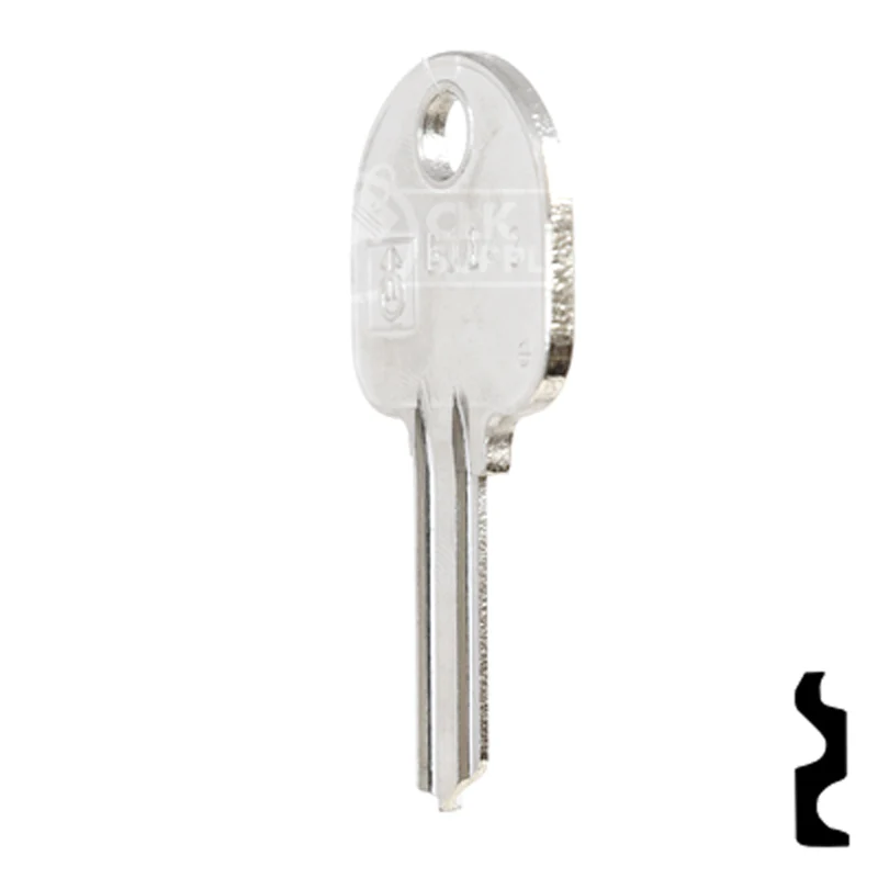 Uncut Key Blank | Hafele | BD143 - Image 9