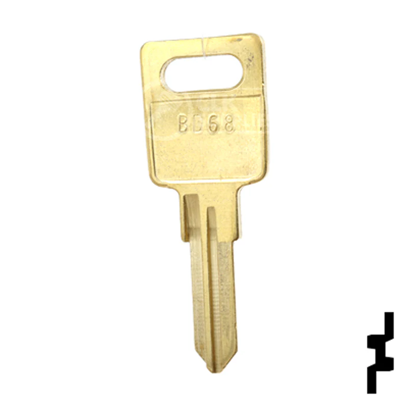 Uncut Key Blank | Hafele | BD68 - Image 12