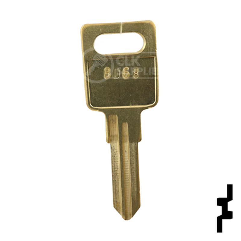 Uncut Key Blank | Hafele | BD68 - Image 13