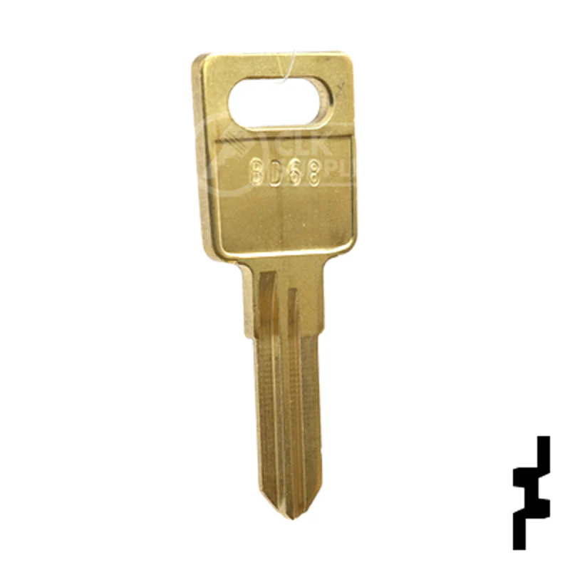 Uncut Key Blank | Hafele | BD68 - Image 15