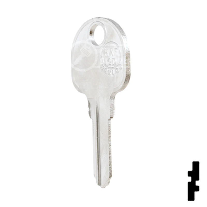 Uncut Key Blank | Hafele | HAF-2D - Image 10