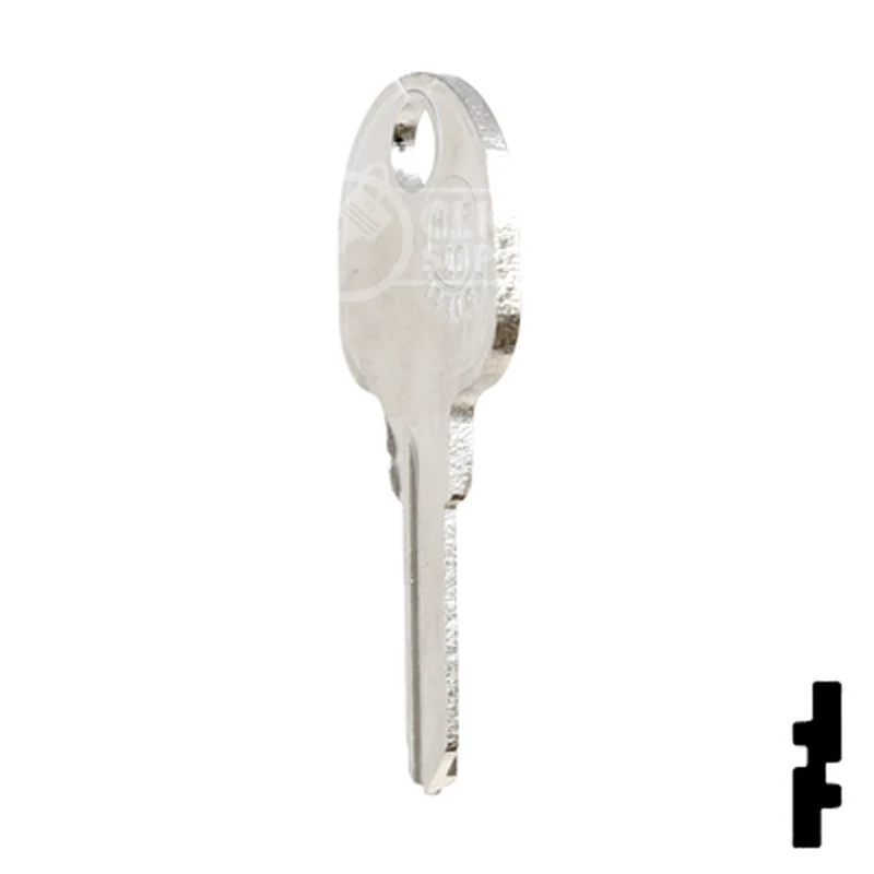 Uncut Key Blank | Hafele | HAF-2D - Image 9