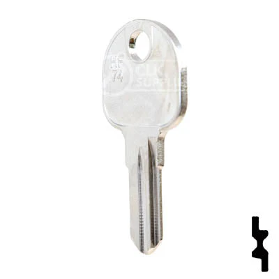 Uncut Key Blank | Hafele | HF74 - Image 10
