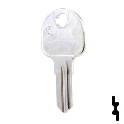Uncut Key Blank | Hafele | HF74 - Image 11