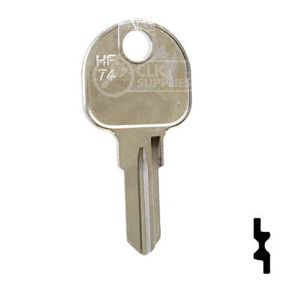 Uncut Key Blank | Hafele | HF74 - Image 14
