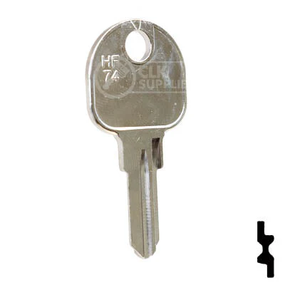 Uncut Key Blank | Hafele | HF74 - Image 15