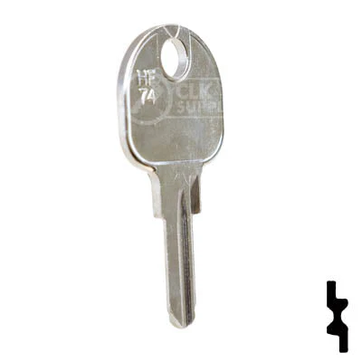 Uncut Key Blank | Hafele | HF74 - Image 16