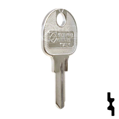 Uncut Key Blank | Hafele | HF74 - Image 4