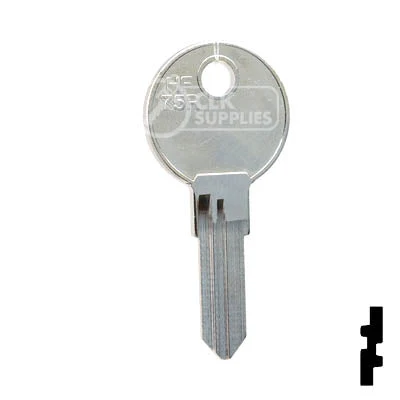 Uncut Key Blank | Hafele | HF75R, SI - Image 15