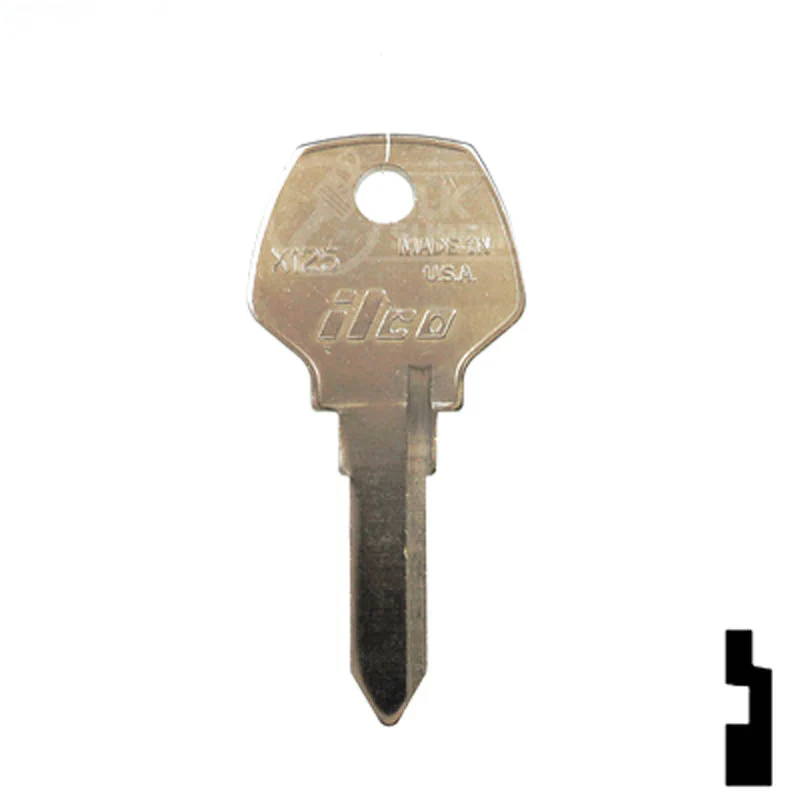 Uncut Key Blank | Harley Davidson | X125