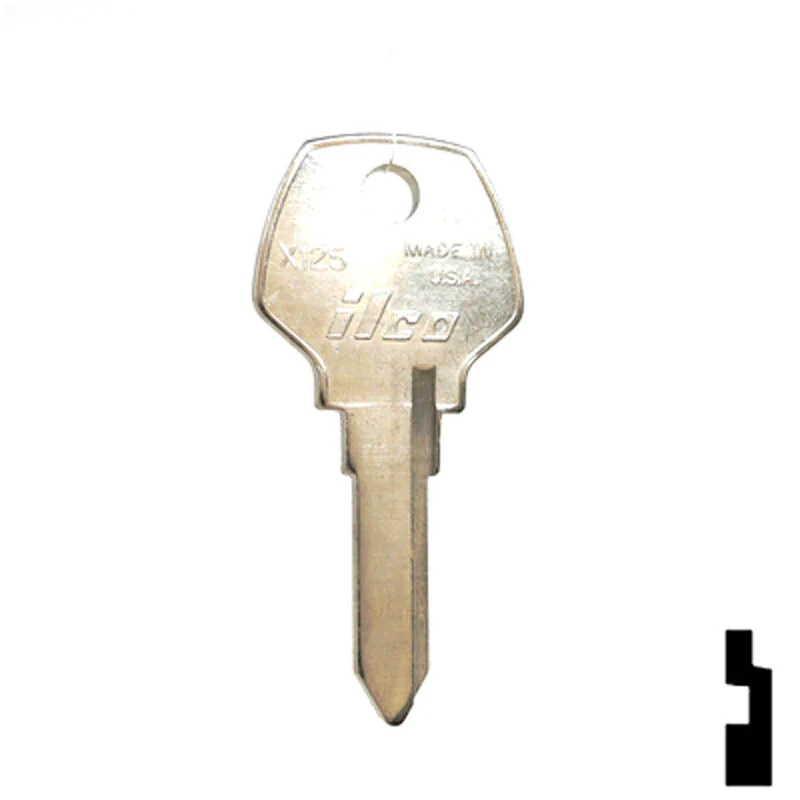 Uncut Key Blank | Harley Davidson | X125 - Image 2