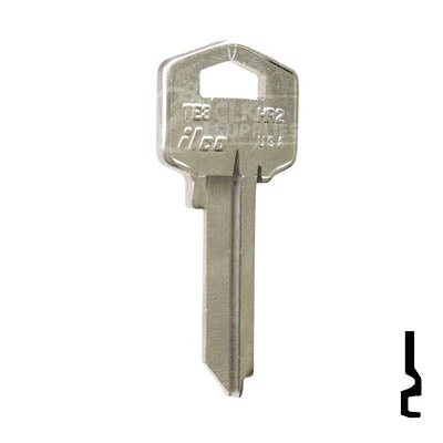Uncut Key Blank | Harloc, Tesa | TE3, HR2 - Image 3