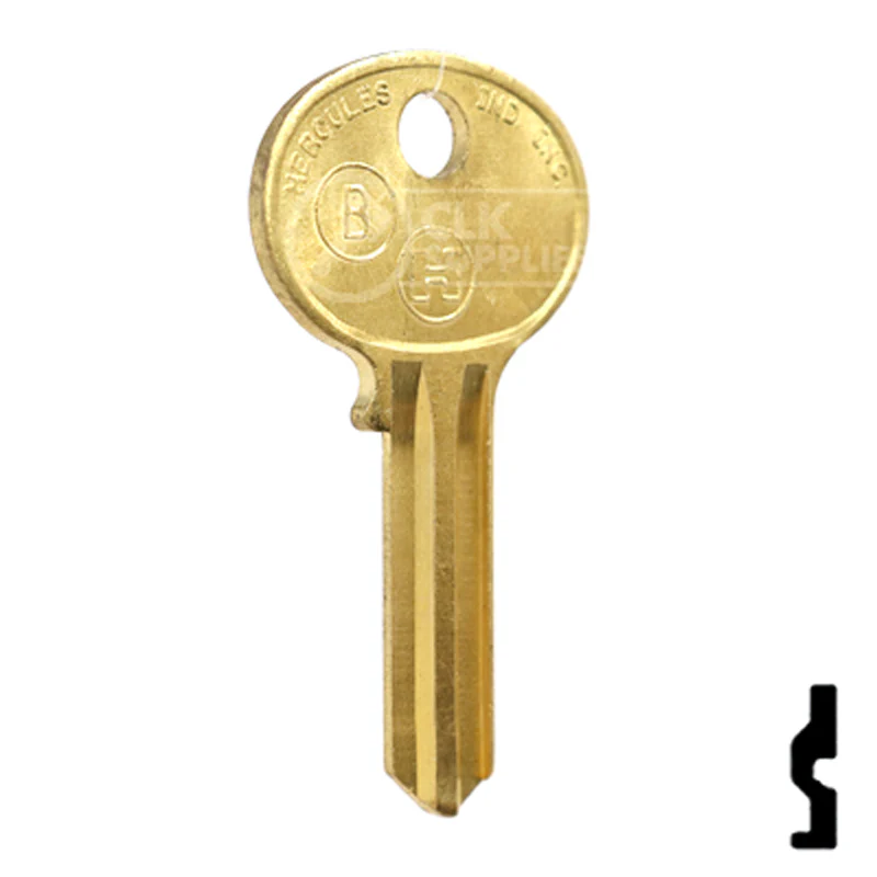 Uncut Key Blank | Hercules | BD269 - Image 15