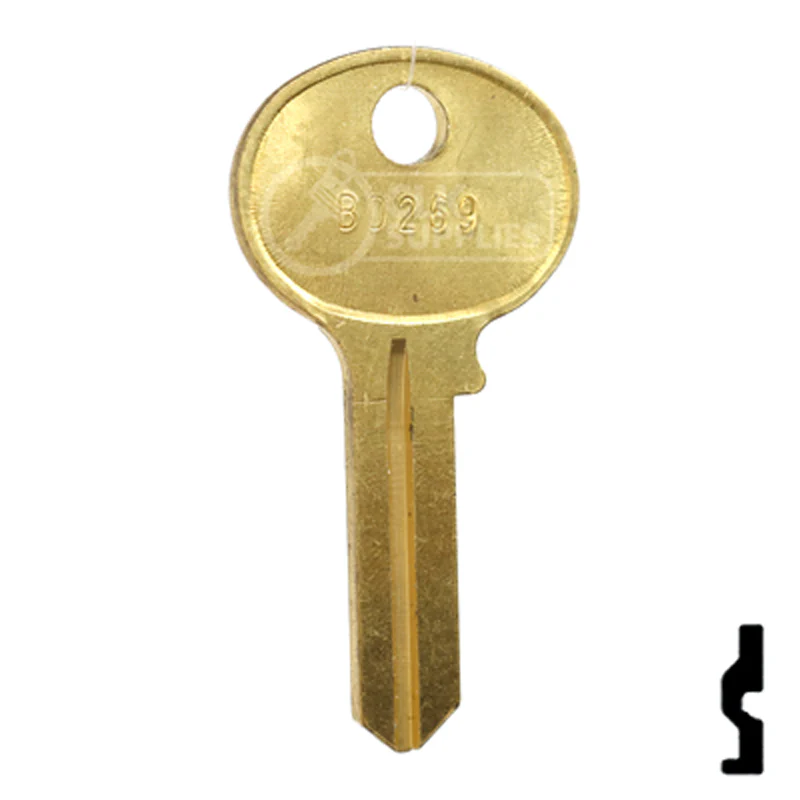 Uncut Key Blank | Hercules | BD269 - Image 2