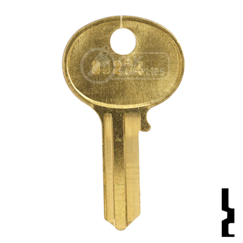 Uncut Key Blank | Hercules | BD274 - Image 2