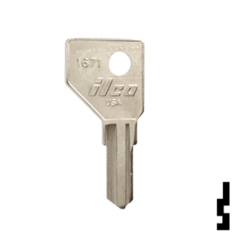 Uncut  Key Blank | Hickory, First Watch | 1671 - Image 2