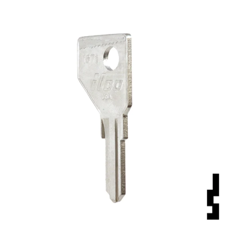 Uncut  Key Blank | Hickory, First Watch | 1671 - Image 23