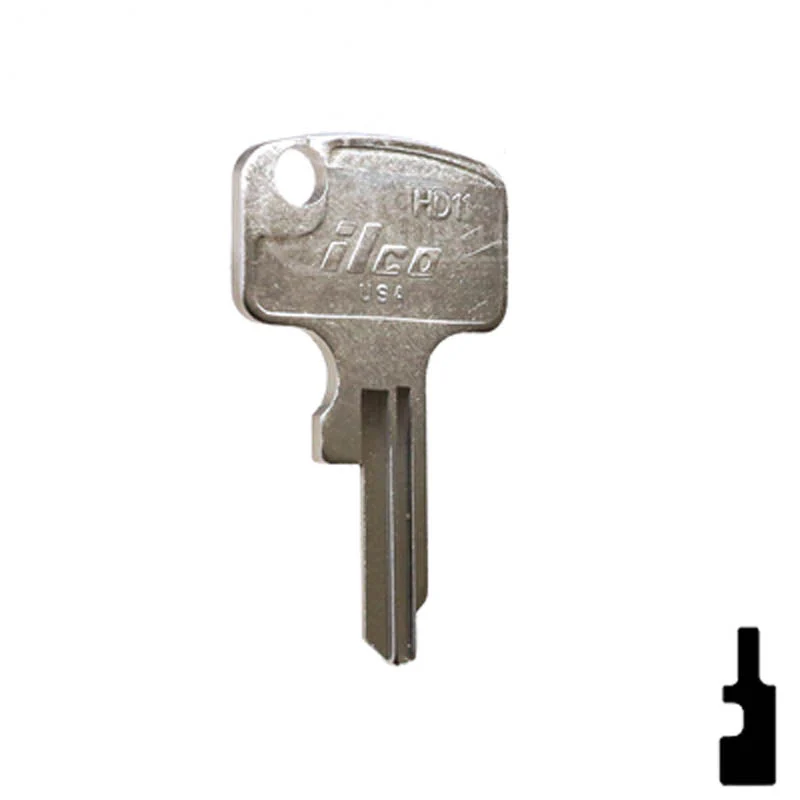 Uncut Key Blank | Honda Motorcycle | HD11 - Image 3