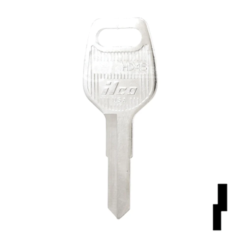 Uncut Key Blank | Honda Motorcycle | HD45 - Image 24