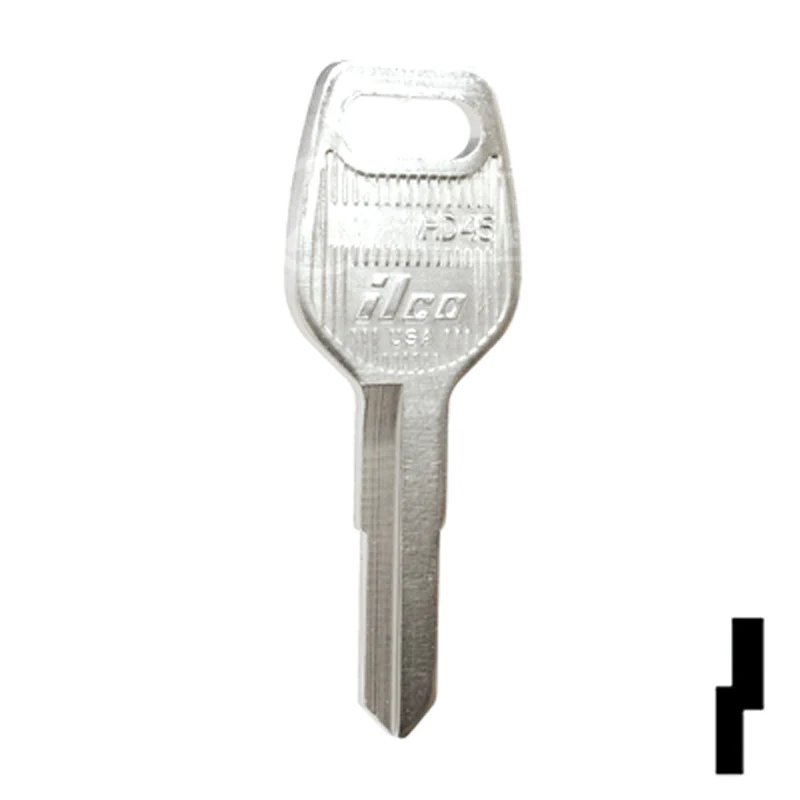 Uncut Key Blank | Honda Motorcycle | HD45 - Image 3