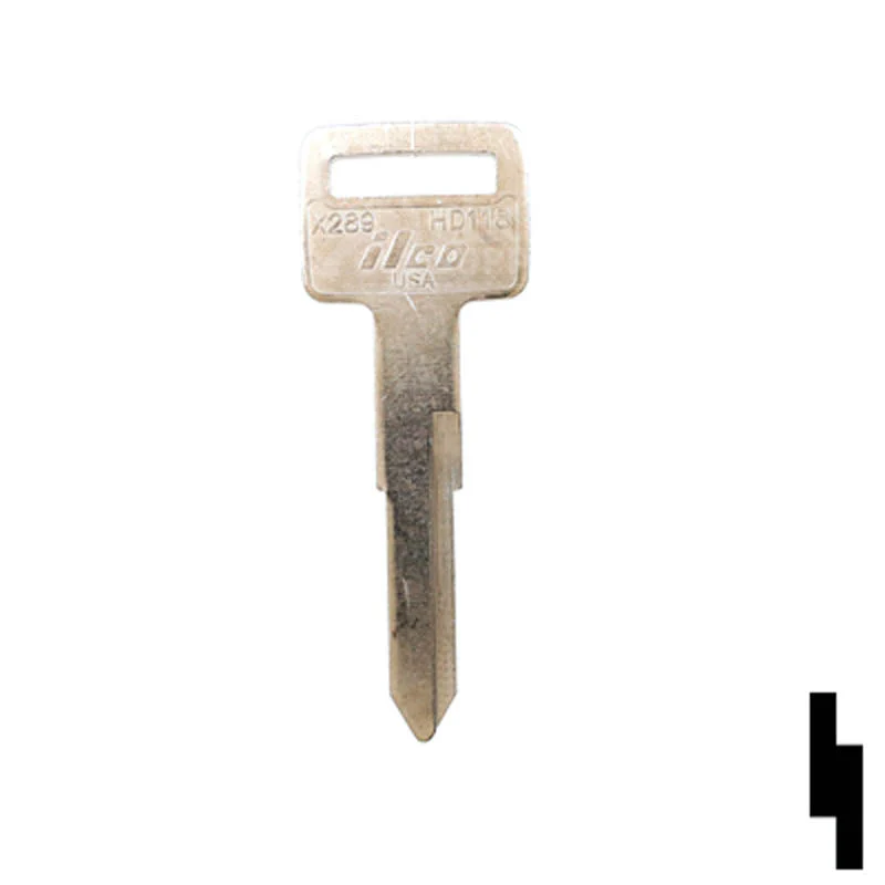 Uncut Key Blank | Honda Motorcycle | X289, HD118