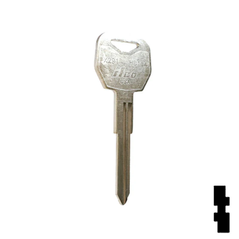 Uncut Key Blank | Honda Motorcycle | X291, HD114 - Image 4