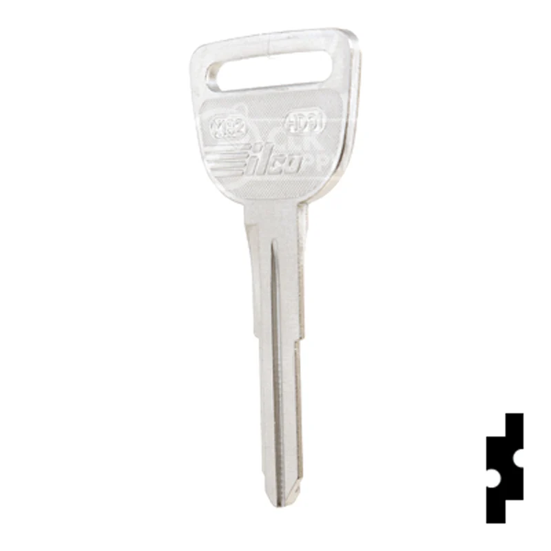 Uncut Key Blank | Honda | X182, HD91 - Image 23
