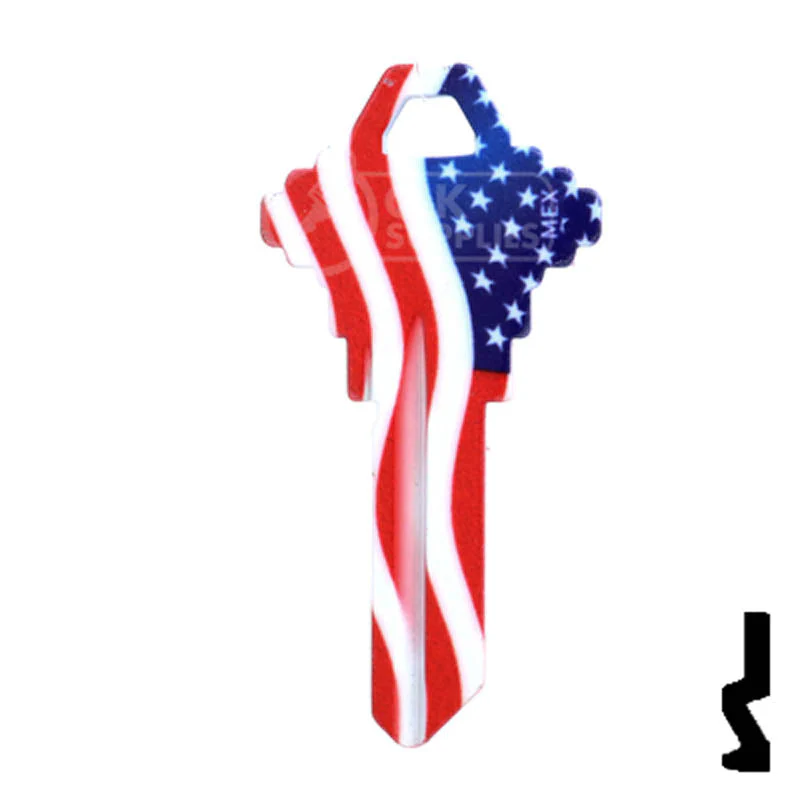 Happy Keys- Stars N Stripes Schlage SC1 - Image 13