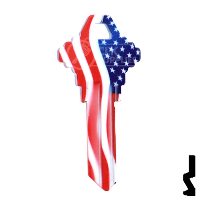 Happy Keys- Stars N Stripes Schlage SC1 - Image 3