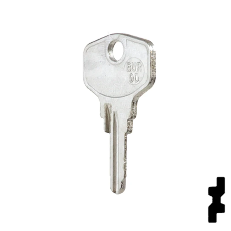 Uncut Key Blank | HP, Burg | BUR-9D - Image 11