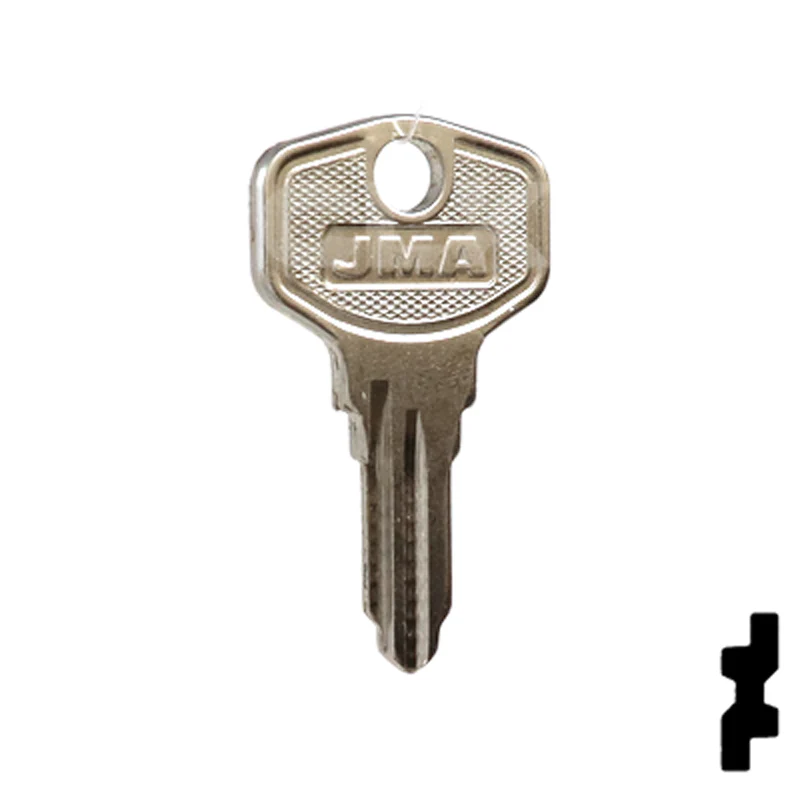 Uncut Key Blank | HP, Burg | BUR-9D - Image 3