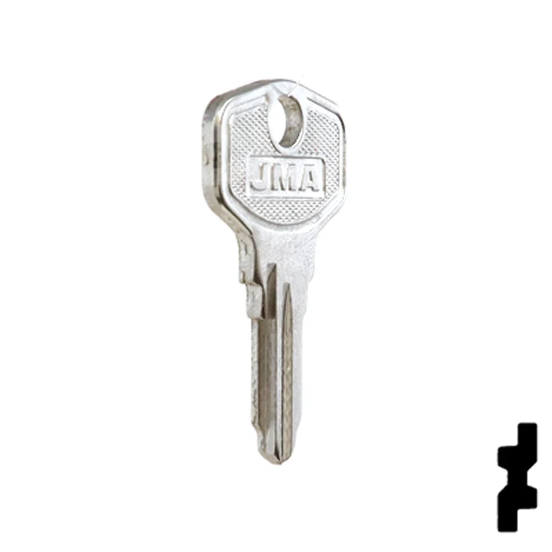 Uncut Key Blank | HP, Burg | BUR-9D - Image 5