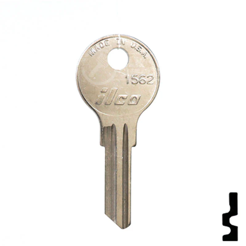 Uncut Key Blank | Hudson | 1562