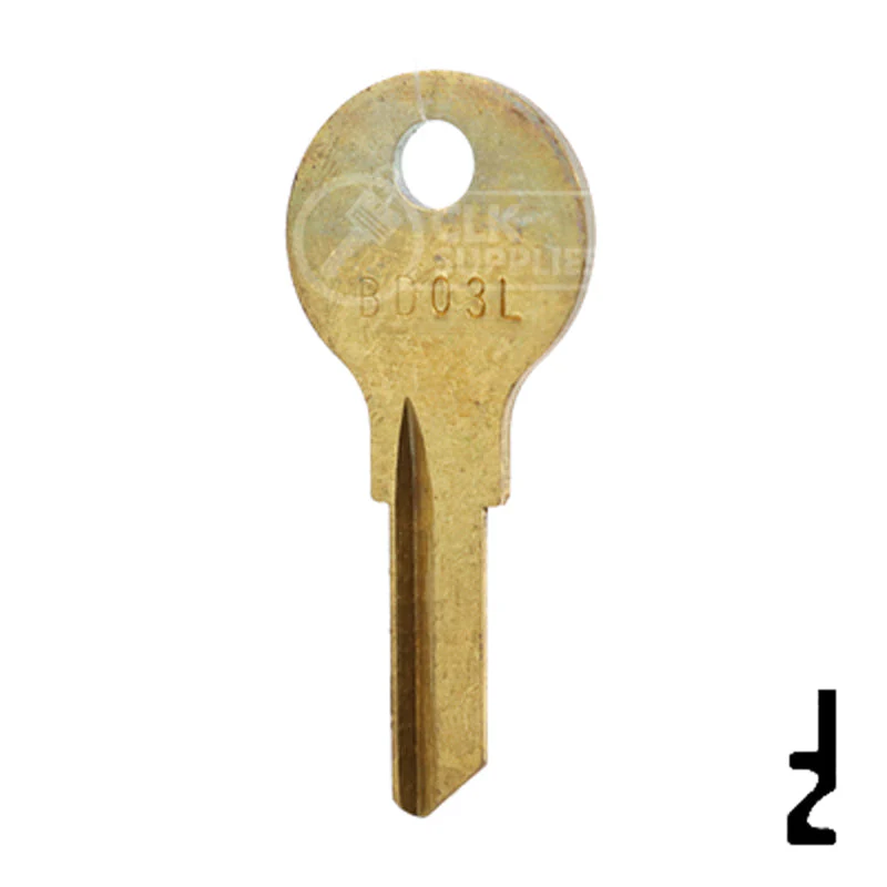 Uncut Key Blank | Hudson | BD03L - Image 23