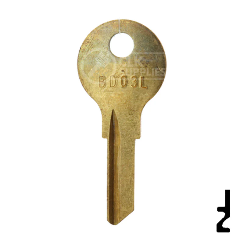 Uncut Key Blank | Hudson | BD03L - Image 24