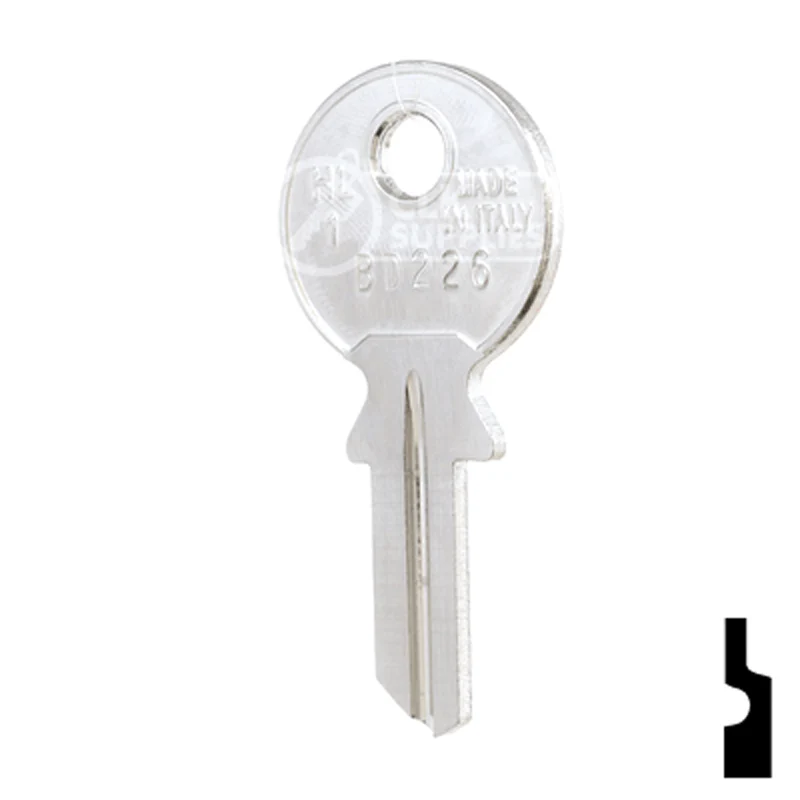 Uncut Key Blank | Huwil, Hafele | BD226 - Image 11