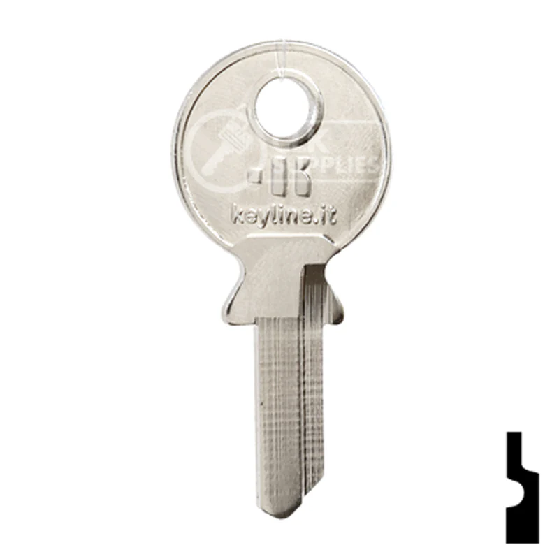 Uncut Key Blank | Huwil, Hafele | BD226 - Image 2