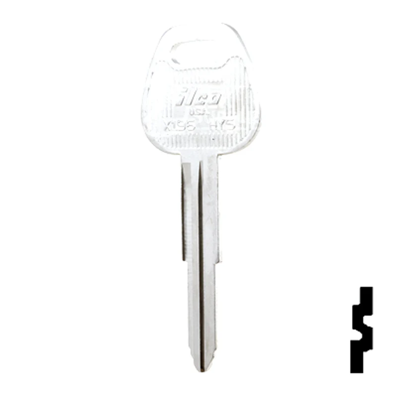 Uncut Key Blank | Hyundai, Mitsubishi | X196, HY5 - Image 23
