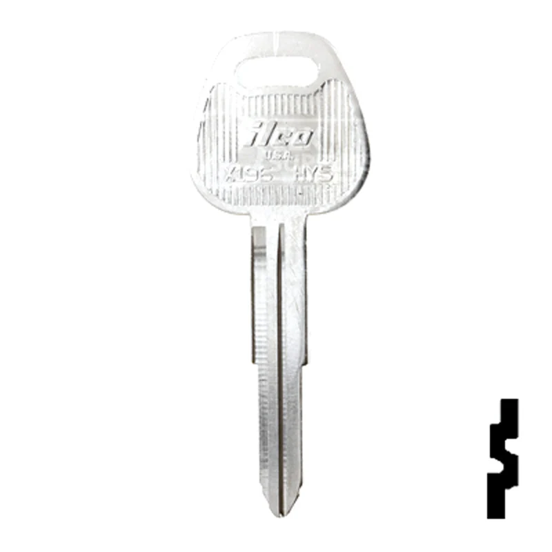 Uncut Key Blank | Hyundai, Mitsubishi | X196, HY5 - Image 24