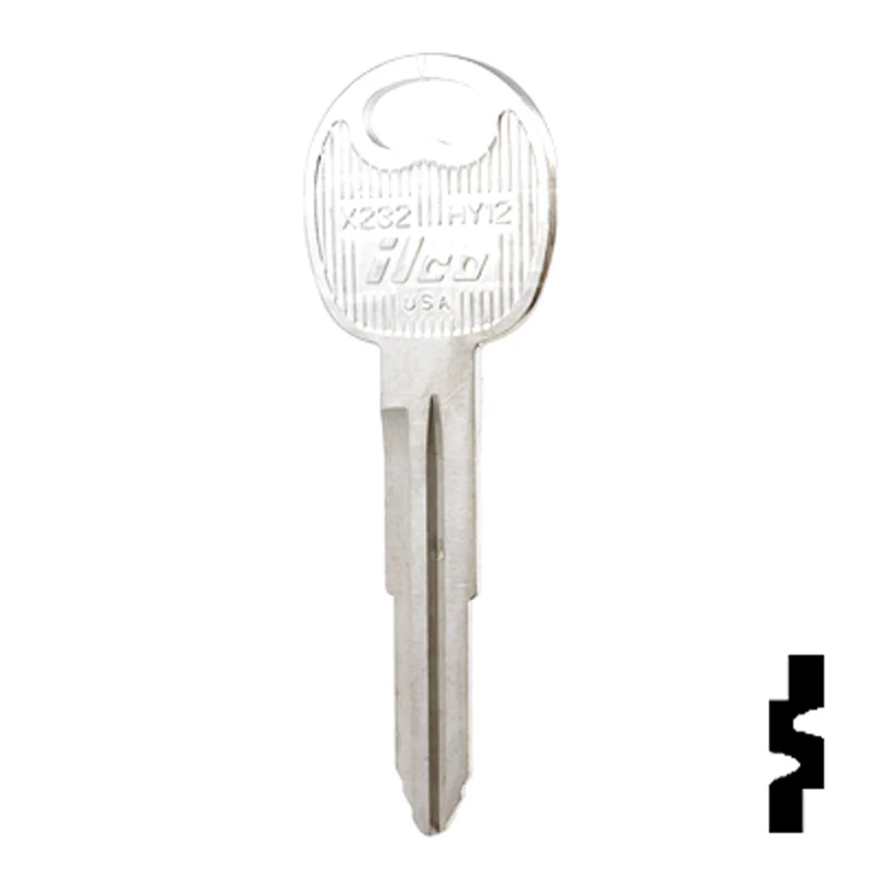 Uncut Key Blank | Hyundai | X232, HY12 - Image 24