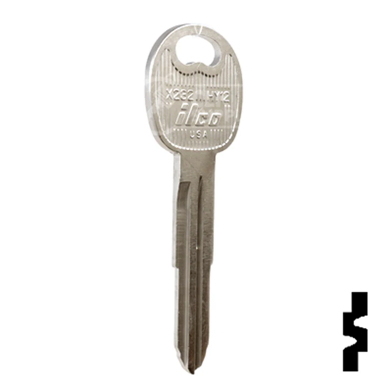 Uncut Key Blank | Hyundai | X232, HY12 - Image 4