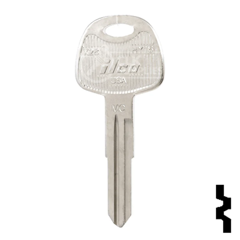 Uncut Key Blank | Hyundai | X281, HY16 - Image 24