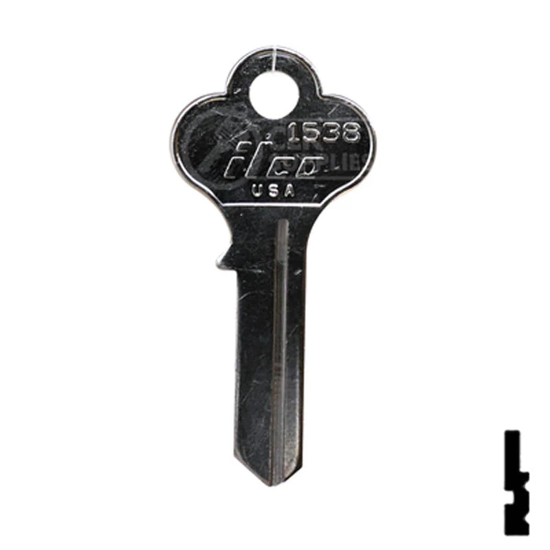 Uncut Key Blank | Ideal | 1538 - Image 2