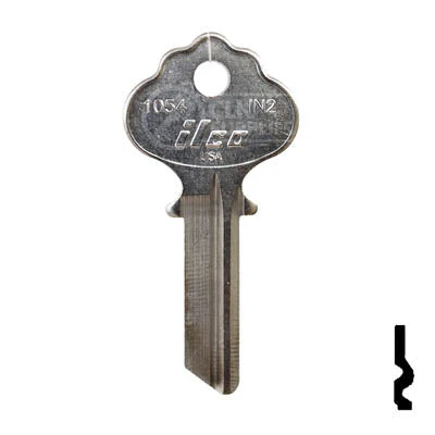 Uncut Key Blank | Ilco| 1054, IN2 - Image 2