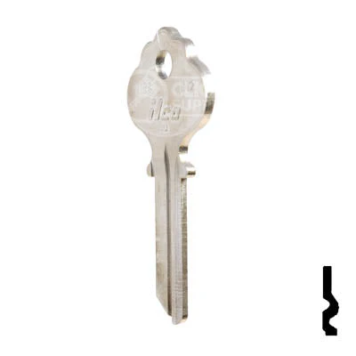 Uncut Key Blank | Ilco| 1054, IN2 - Image 22