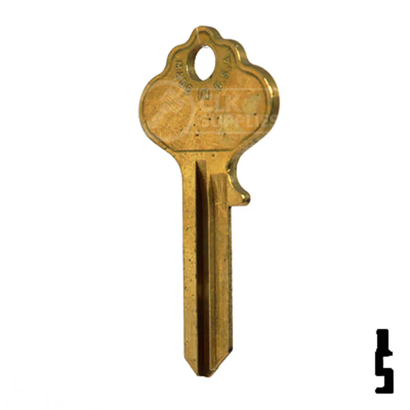 Uncut Key Blank | Ilco, Corbin Russwin | IN18, X1054F - Image 10