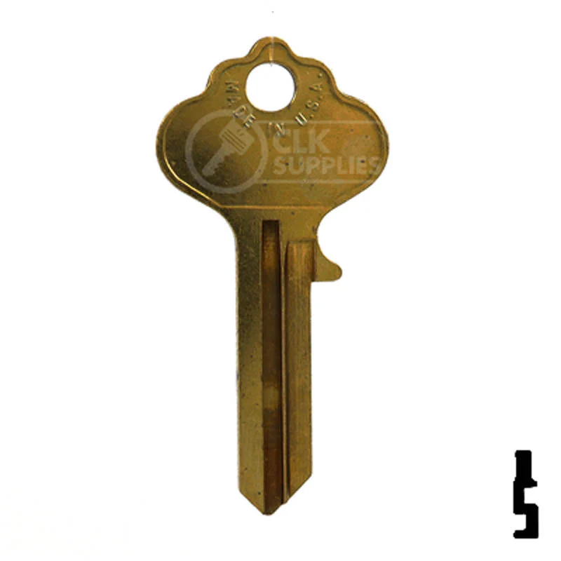 Uncut Key Blank | Ilco, Corbin Russwin | IN18, X1054F - Image 13